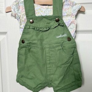 Carhartt Green Kids Overalls
